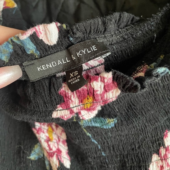 Black floral dress - Picture 4 of 4